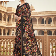 Classic Printed Saree with Blouse Piece for Timeless Traditional Style  | GLC-FULL DEMOND