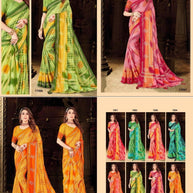 Elegant Printed Saree with Designer Blouse Piece for Festive Wear  | JS-PAYAL