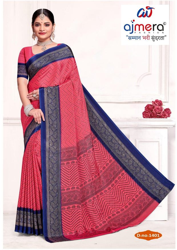 Versatile Rapier Silk Matching Saree With Blouse Piece | TWS-SPLASH-14