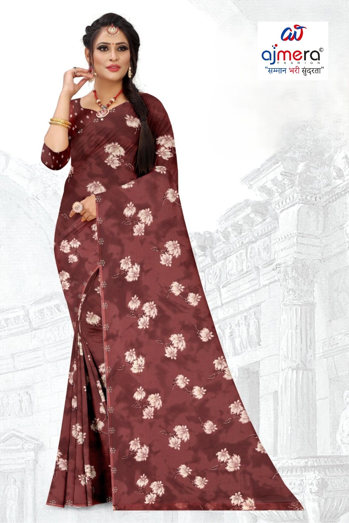 Trendy Printed Saree with Blouse Piece for Women’s Ethnic Wardrobe | GLC-PARVANA