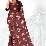 Trendy Printed Saree with Blouse Piece for Women’s Ethnic Wardrobe | GLC-PARVANA