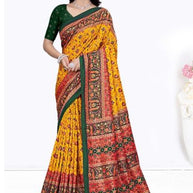 Designer Printed Saree with Blouse Piece for Special Occasions  | VER-BANJARAN-47456