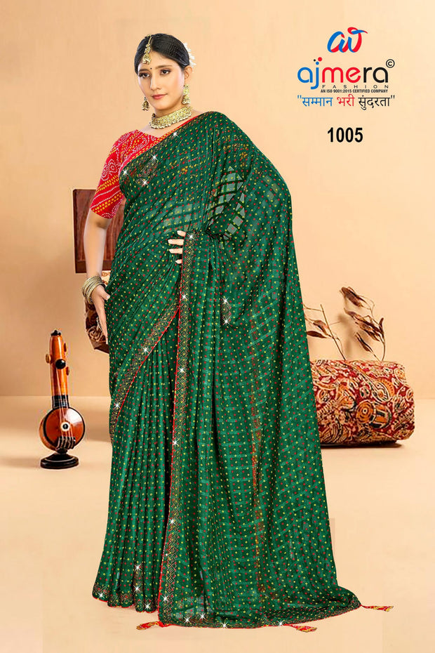 Designer Printed Saree with Blouse Piece for Special Occasions | SYF-RASAM VOL-01