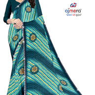 Weightless Print Loose Saree with Blouse for Premium Ethnic and Traditional Wear | CAS-DELHI SWEET