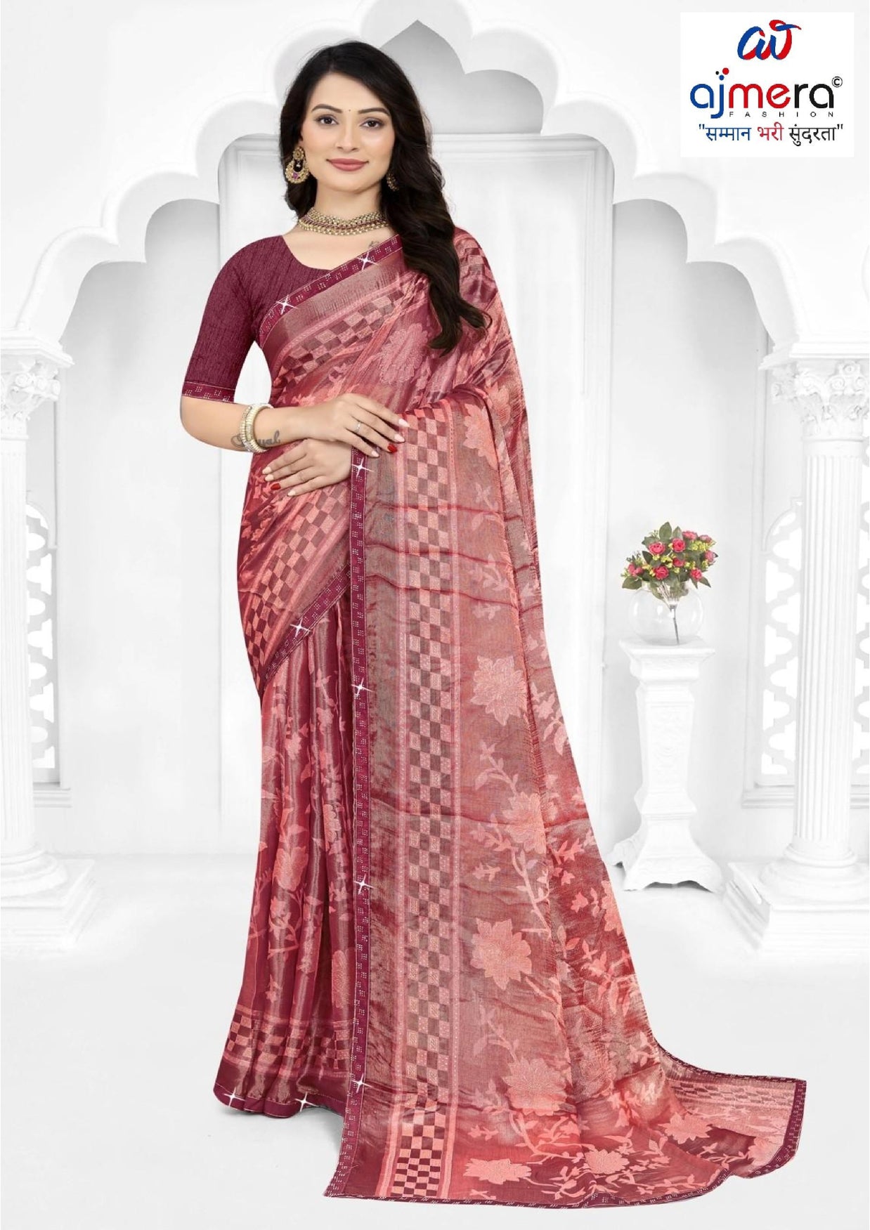 Fashionable Printed Saree with Blouse Piece for Festive Collection | TTS-HEENA VOL-28