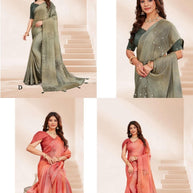 Graceful Printed Saree with Blouse Piece for Modern Ethnic Fashion | RDD-BHARGAVI