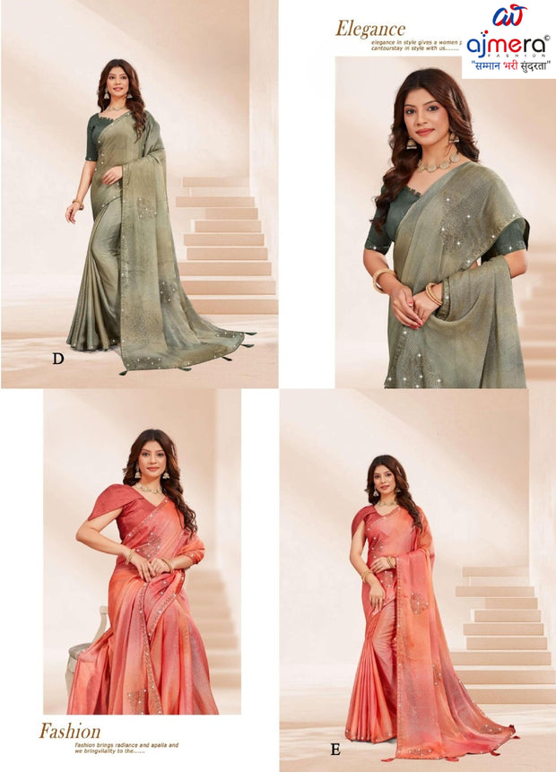 Graceful Printed Saree with Blouse Piece for Modern Ethnic Fashion | RDD-BHARGAVI