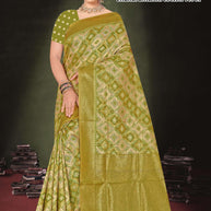 Stylish Jacquard Silk Saree with Blouse Piece for Festive Collection | TUL-CHANDRAMUKHI COTTON VOL-01