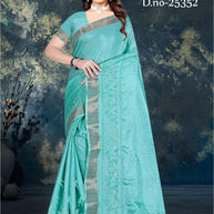 Premium Jacquard Silk Saree with Matching Blouse Piece for Ethnic Celebrations | MTE-25352