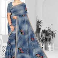 Graceful Printed Saree with Blouse Piece for Modern Ethnic Fashion  | GPT-BIJLI-3