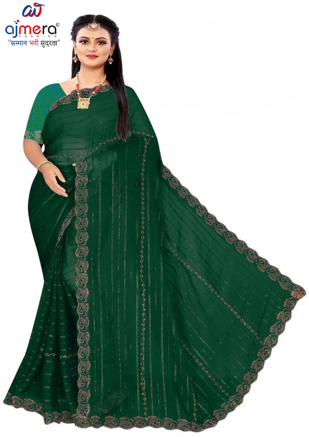 Crepe Dyed Matching Saree with Blouse Piece for Premium Ethnic and Traditional Wear | RAL-SHEHANSHA