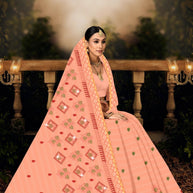 Fancy Cotton Saree with Without Blouse for Premium Ethnic and Traditional Wear | PJA-CHAM CHAM