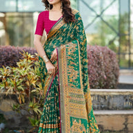 Designer Printed Saree with Blouse Piece for Special Occasions | VDT-TESLA BRASSO-01