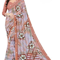 Designer Printed Saree with Blouse Piece for Special Occasions  | CAS-AMRUT DHARA