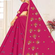 Daily Wear Cotton Saree with Without Blouse for Premium Ethnic and Traditional Wear | PJA-EK NAZAR