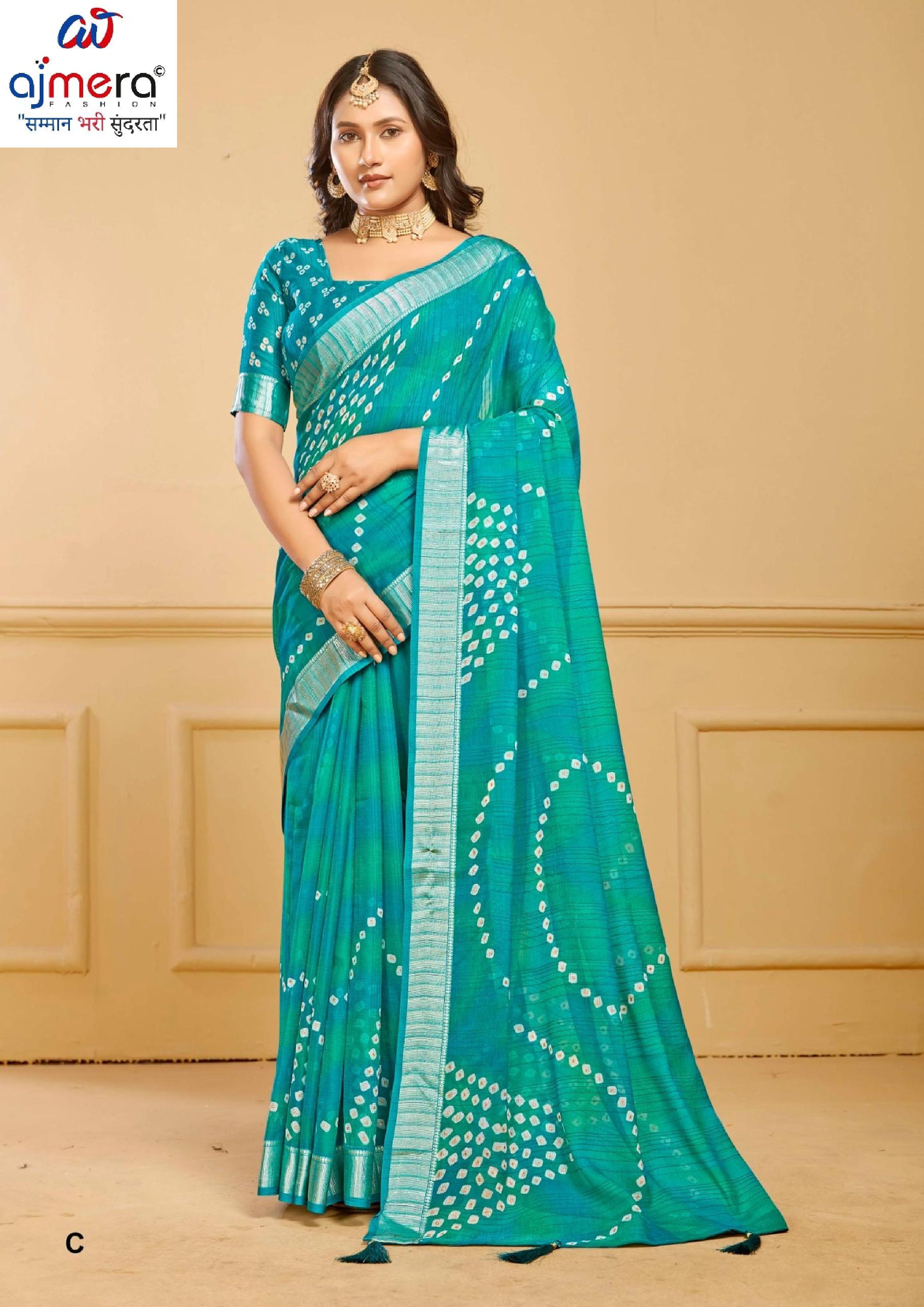 Exclusive Printed Saree with Blouse Piece for Elegant Ethnic Look  | RDD-HIMANI