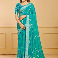 Exclusive Printed Saree with Blouse Piece for Elegant Ethnic Look  | RDD-HIMANI