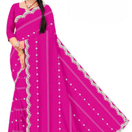 Dyed Matching Saree Manufacturer with Blouse Piece for Premium Ethnic and Traditional Wear | SRS-SHYAM SUNDARI