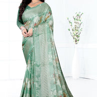 Exclusive Printed Saree with Blouse Piece for Elegant Ethnic Look | TTS-HEENA VOL-29