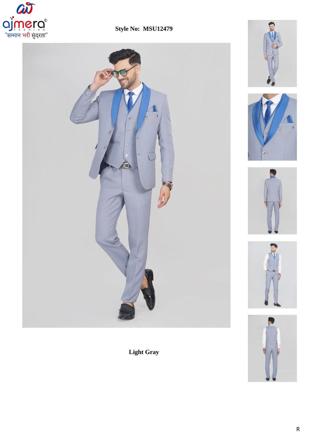 Mens Suit Manufacturer for Retailers | SNA-MSU12479