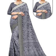 Graceful Rapier Silk Matching Saree With Blouse Piece | ANT-GOURI-1