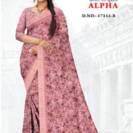 Stylish Printed Saree with Blouse Piece for Traditional Celebrations | GLC-ALPHA