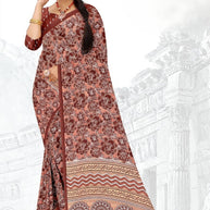 Designer Printed Saree without Blouse for Special Occasions | GLC-DIL LAGGI