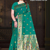 Exclusive Jacquard Silk Saree with Blouse Piece for Premium Cultural Wear | TUL-SAFARI COTTON VOL-02