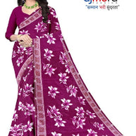 Vichitra Jari Print Loose Saree with Blouse for Premium Ethnic and Traditional Wear | CAS-MITHAS