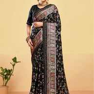 Elegant Printed Saree with Designer Blouse Piece for Festive Wear | RDD-AVISHA