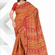 Graceful Printed Saree with Blouse Piece for Modern Ethnic Fashion  | VER-SHANTI-47831