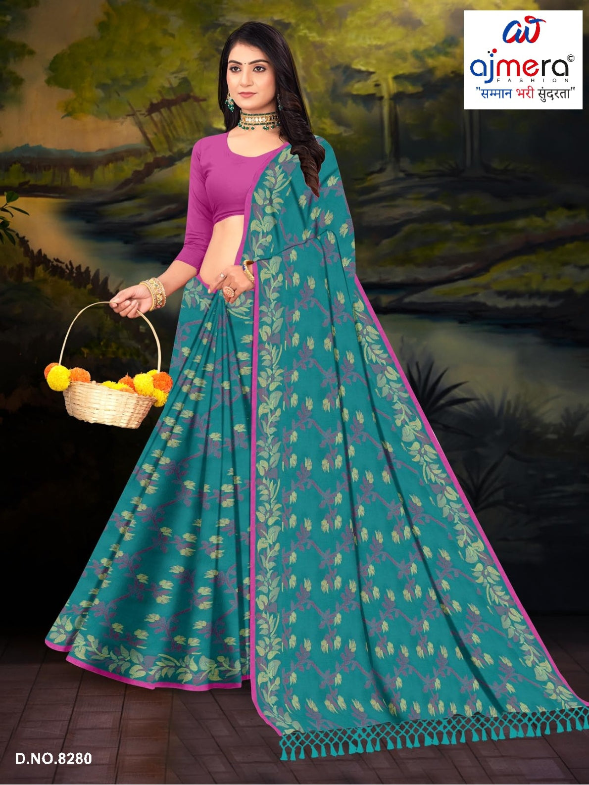 Handloom Cotton Saree with Without Blouse for Premium Ethnic and Traditional Wear | PJA-DIAMOND COTTON