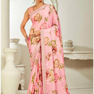 Premium Printed Saree with Matching Blouse Piece for Ethnic Elegance | RDD-GULISTA