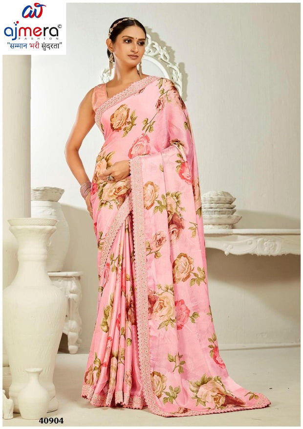 Premium Printed Saree with Matching Blouse Piece for Ethnic Elegance | RDD-GULISTA
