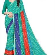 Premium Printed Saree with Matching Blouse Piece for Ethnic Elegance  | CAS-ANOKHEE