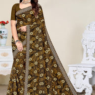 Contemporary Printed Saree with Blouse Piece for Premium Wear  | GPT-CHANCHAL-1