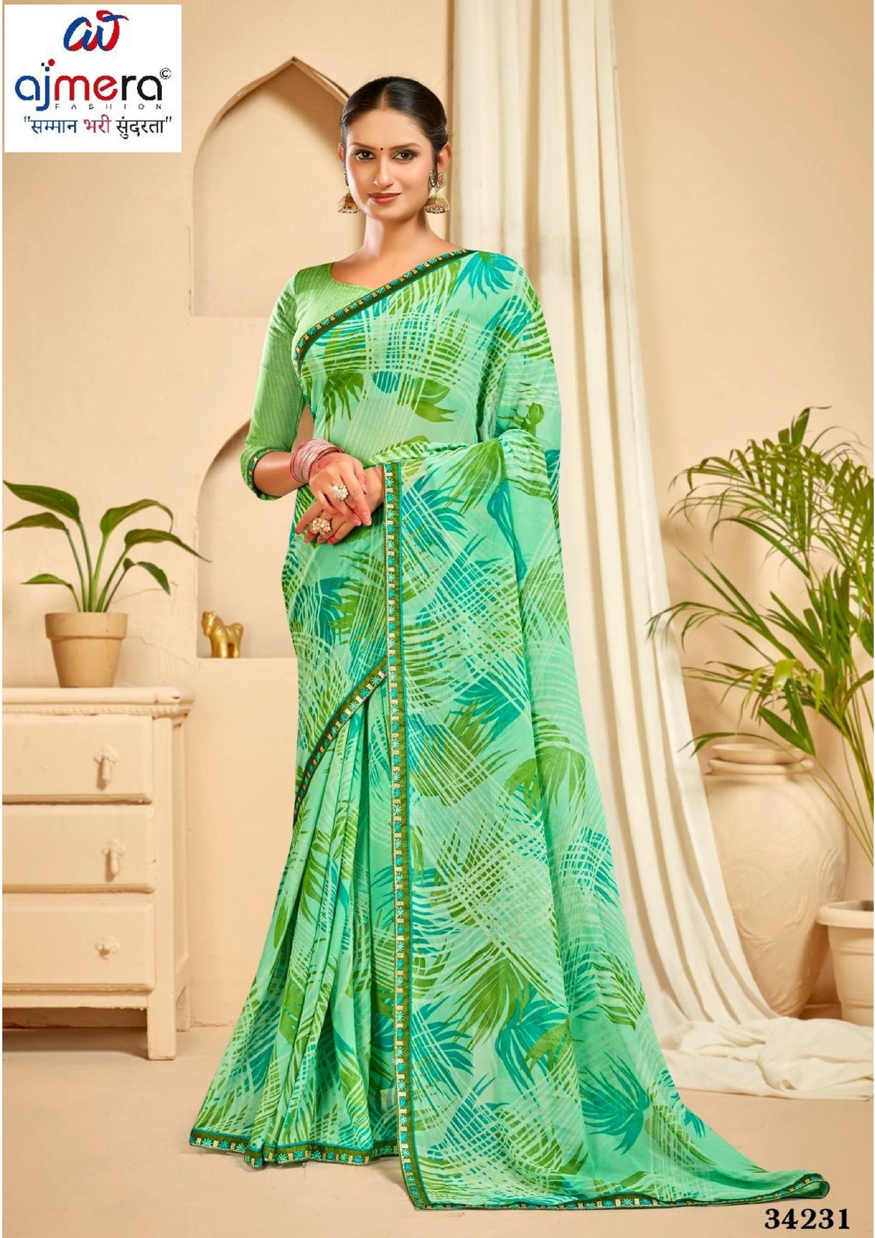Graceful Printed Saree with Blouse Piece for Modern Ethnic Fashion  | RDD-FEMINA VOL-4