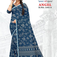 Trendy Printed Saree with Blouse Piece for Women’s Ethnic Wardrobe  | GLC-ANGEL