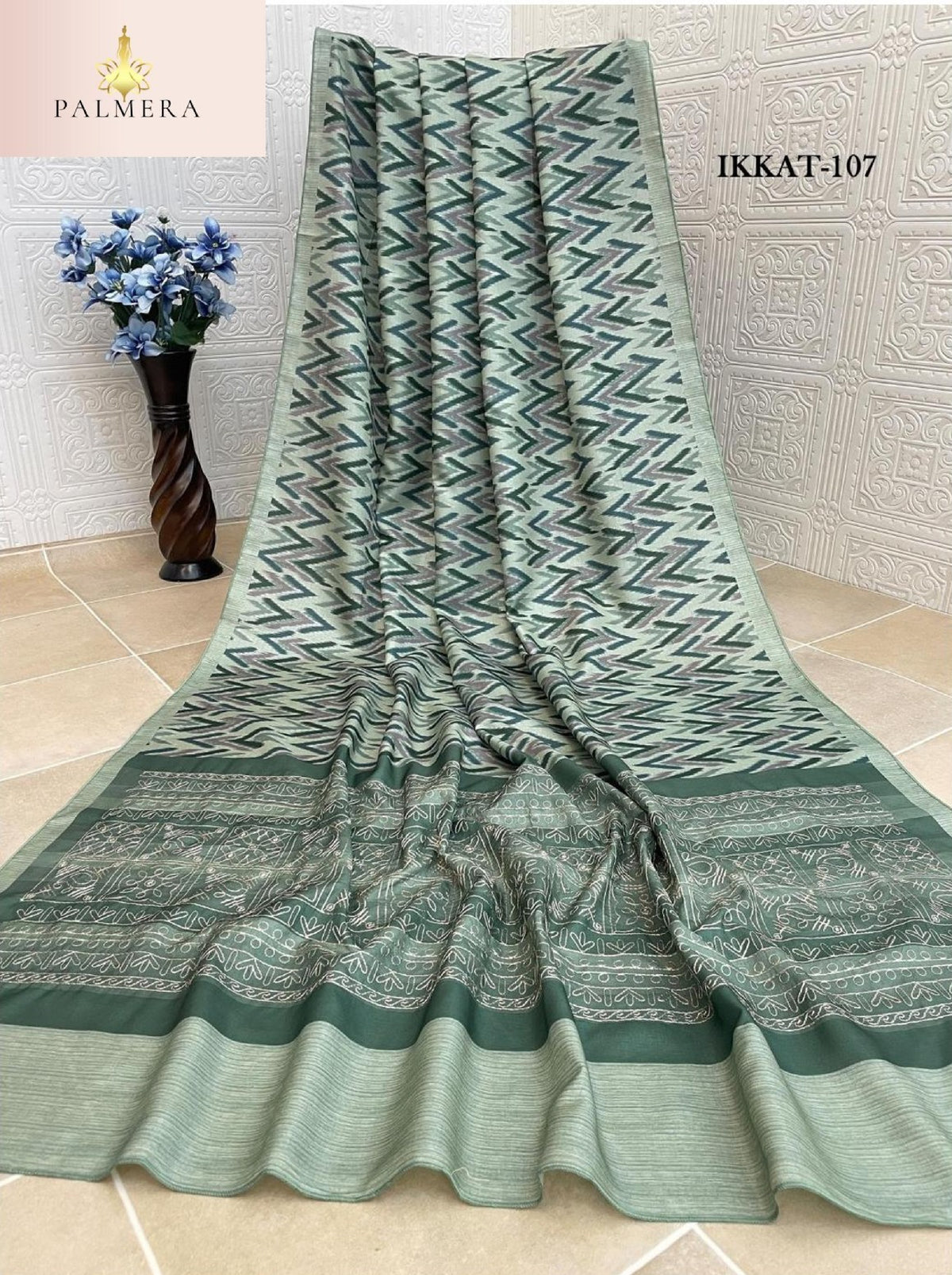 Palmera Saree Wholesaler and Palmera Saree Supplier | ALL-IKKAT VOL-01