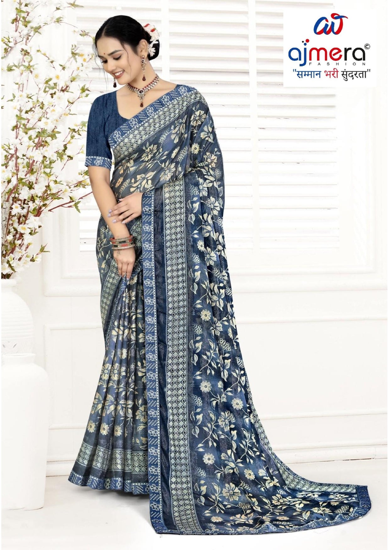 Premium Printed Saree with Matching Blouse Piece for Ethnic Elegance | TTS-GULSHAN VOL-8