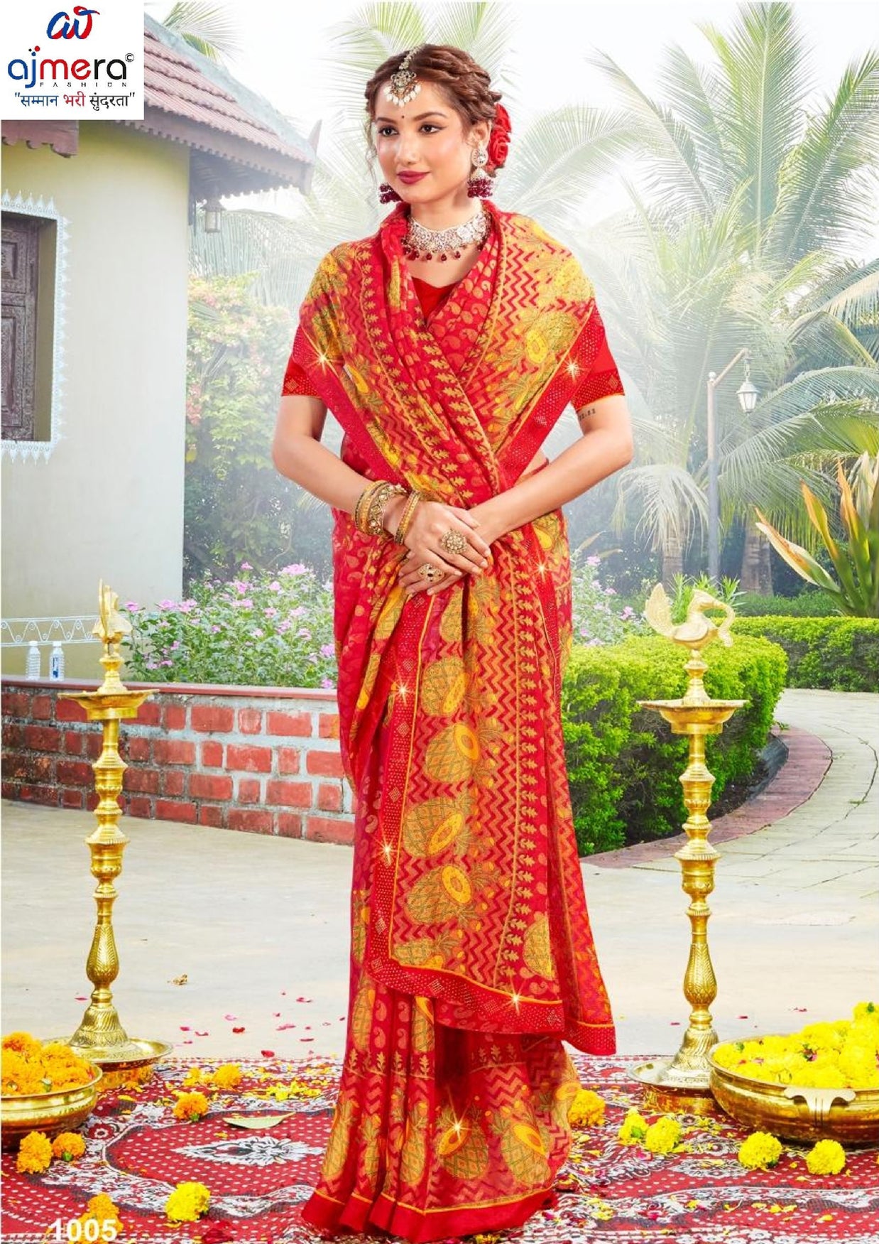 Trendy Printed Saree with Blouse Piece for Women’s Ethnic Wardrobe | PRM-BREZZA