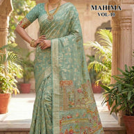 Graceful Printed Saree with Blouse Piece for Modern Ethnic Fashion | RMF-MAHIMA VOL-10