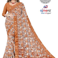 Designer Printed Saree with Blouse Piece for Special Occasions  | CAS-JAWANI DIWANI