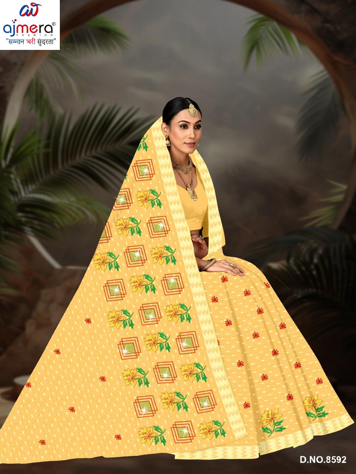 Wholesale Cotton Saree with Without Blouse for Premium Ethnic and Traditional Wear | PJA-SATSANG