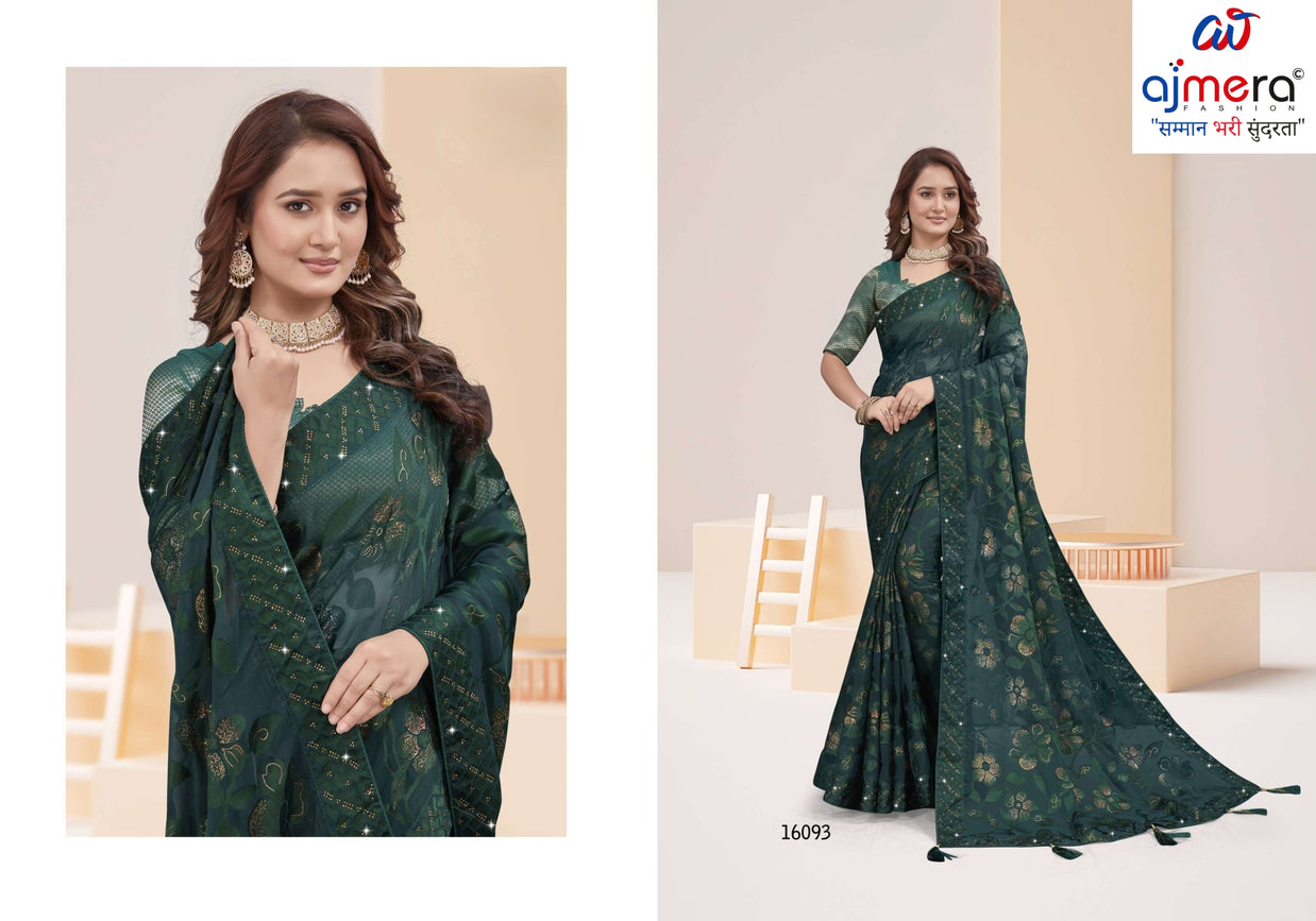 Contemporary Printed Saree with Blouse Piece for Premium Wear  | RDD-YUKTI VOL-60