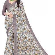 Classic Printed Saree without Blouse for Timeless Traditional Style | CAS-SMART SILK