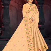 Suti Cotton Saree with Without Blouse for Premium Ethnic and Traditional Wear | PJA-SARGAM