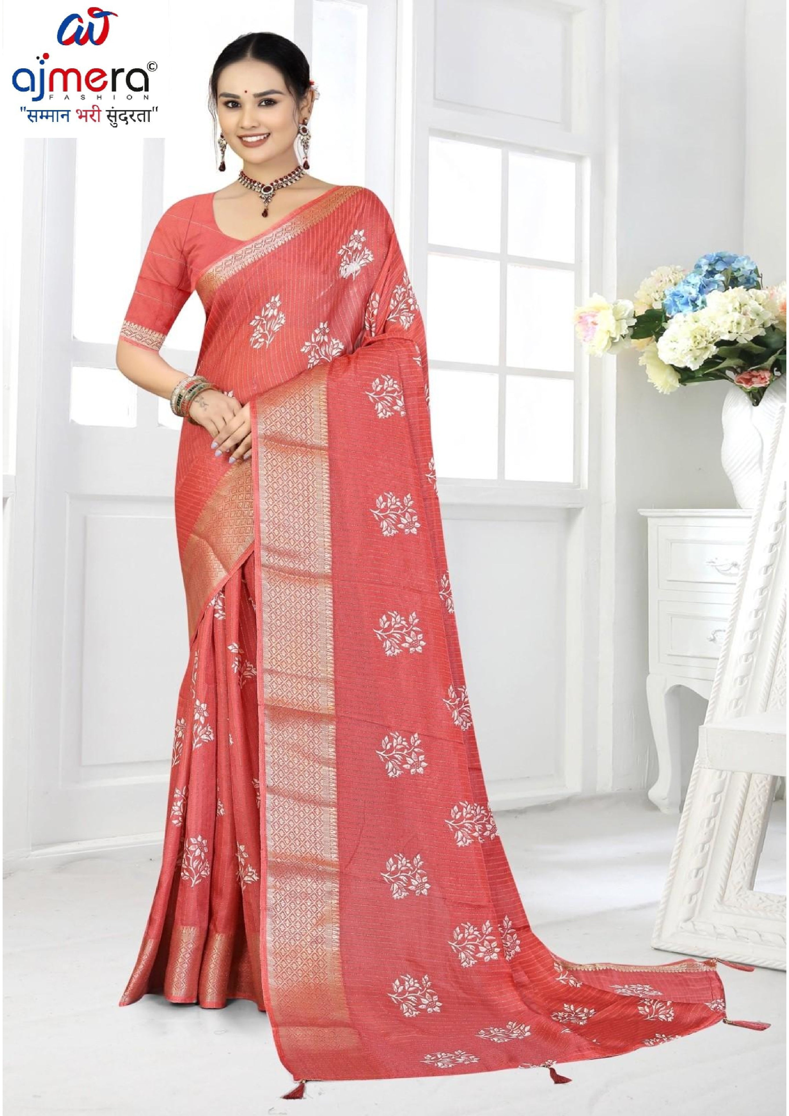 Stylish Printed Saree with Blouse Piece for Traditional Celebrations | TTS-SINDHU VOL-11