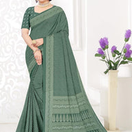 Designer Printed Saree with Blouse Piece for Special Occasions | PUS-DREAM GIRL-314