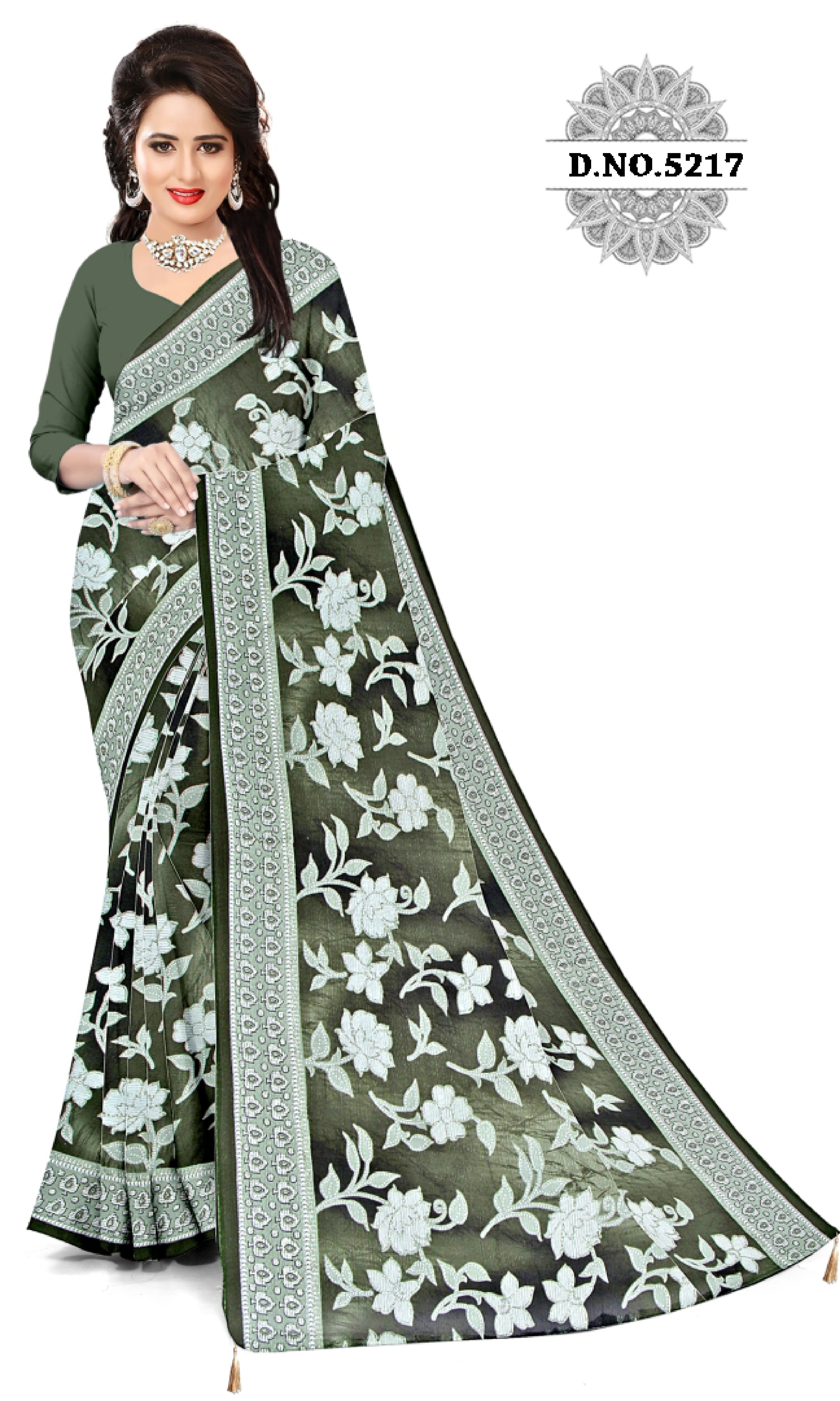 Trendy Printed Saree with Blouse Piece for Women’s Ethnic Wardrobe  | CAS-PURNIMA